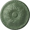 Ekena Millwork Granada Ceiling Medallion (Fits Canopies up to 4 1/4"), 15 3/4"OD x 5/8"P, Athenian Green CM16GAAGF - alternate 1
